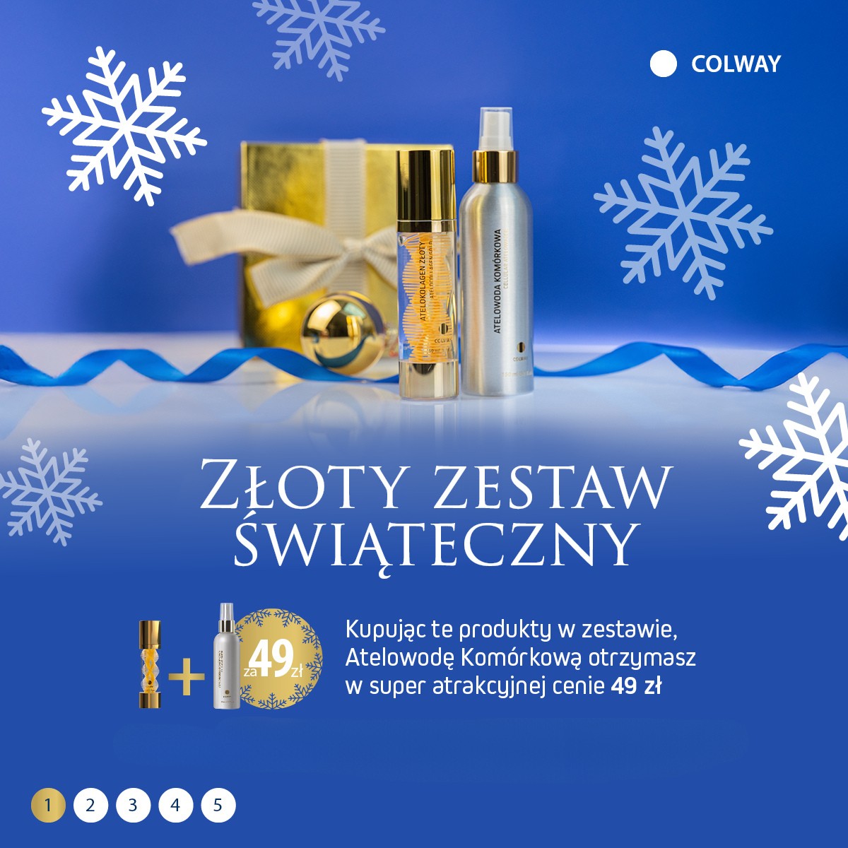 Atelokolagen Złoty Colway opakowanie