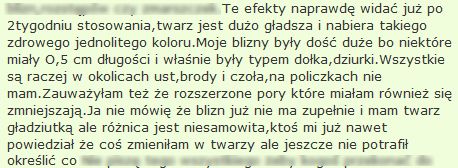 maść na blizny po trądziku - opinia3