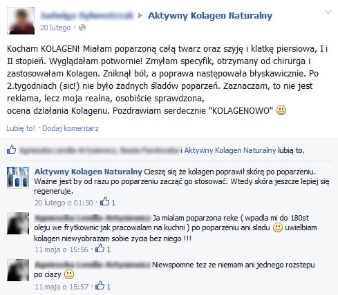 Kolagen Żel Na Oparzenia Skóry - opinia1
