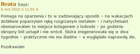Kolagen Żel Na Oparzenia Skóry - opinia4